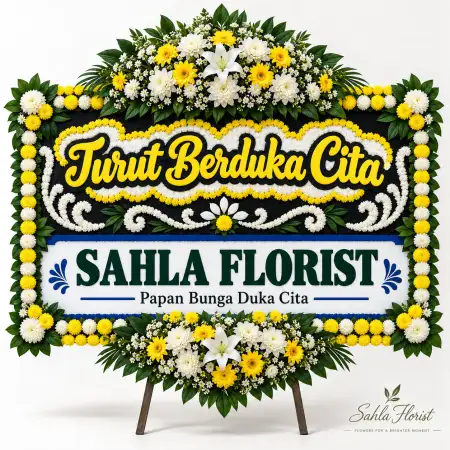 Papan Bunga Duka Simokerto